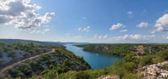 Krka estuary viewpoint