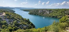 Krka estuary viewpoint